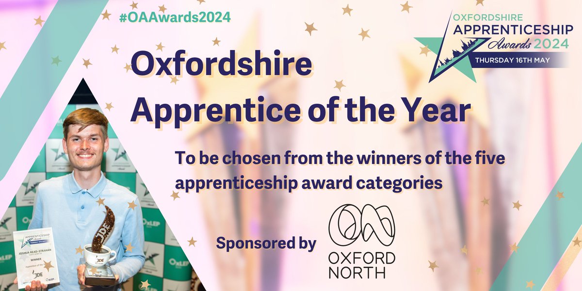 A huge thank you to our Oxfordshire #Apprenticeship Awards 2024 Headline Sponsor @oxfordnorth for your support! 🙏 Oxford North will be choosing the overall Apprentice of the Year from the winners of the 5 apprentice award categories! #OAAwards2024 #OAHour oxlepskills.co.uk/oxfordnorthoaa…