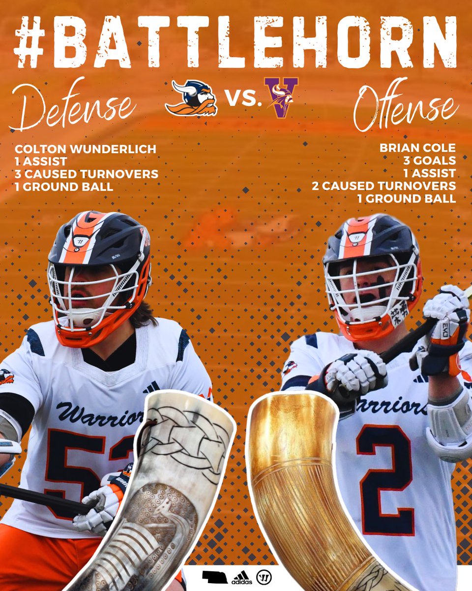 MidlandUMLax's tweet photo. These men showed what it means to be a Warrior down the final stretch. 🤘

#BATTLEHORN https://t.co/D4edhCHq3M