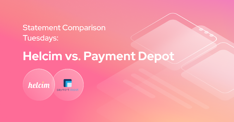 Helcim's tweet photo. Feeling overcharged by your current payment processor? 🤔 Switch to Helcim and see how you can save with our transparent pricing! Compare your statements today and discover the difference. #Helcim #PaymentSolutions #SaveMore