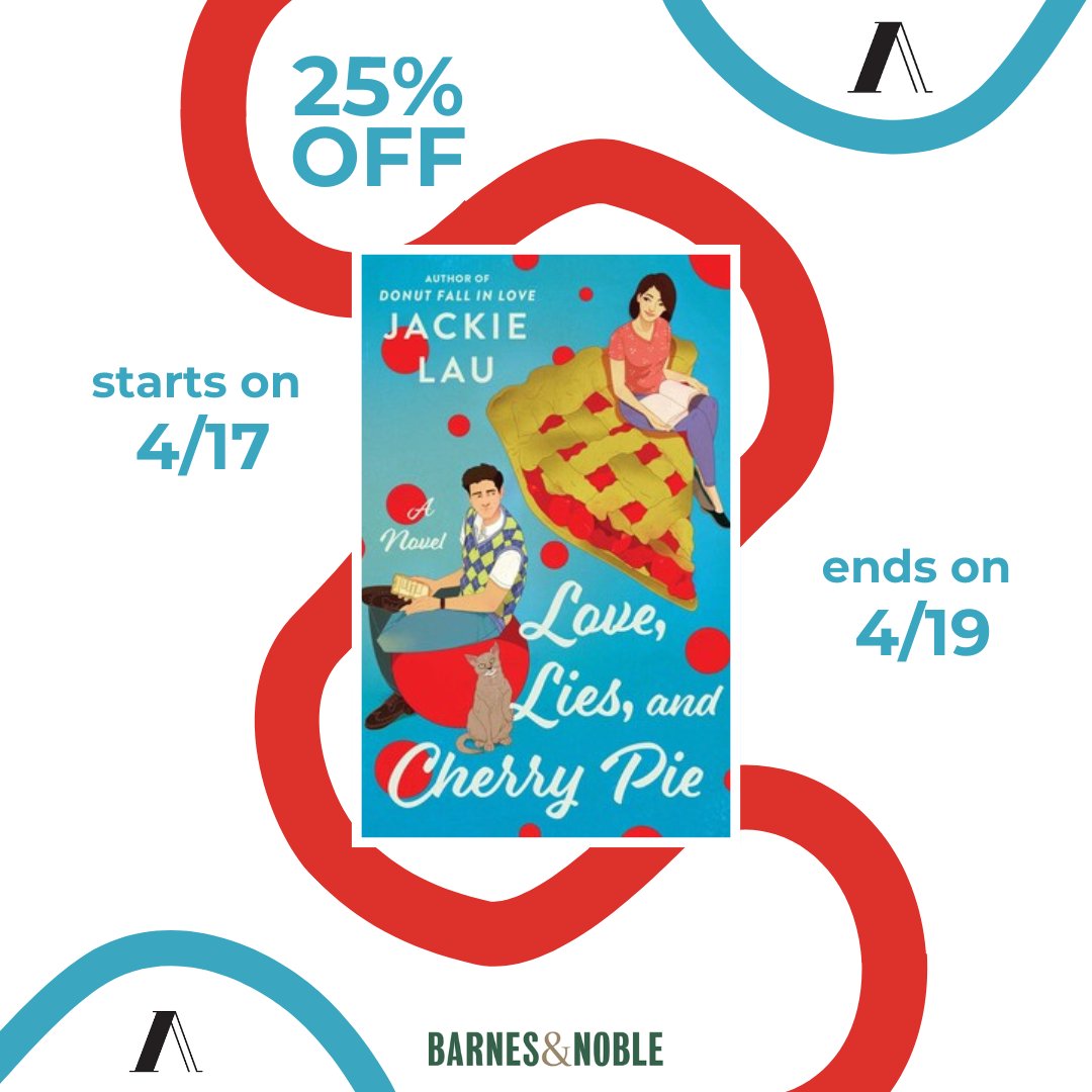Love, Lies, and Cherry Pie will be here in just a few weeks! Preorder now at B&N for 25% off. Rewards and premium members only. Use code PREORDER25 at checkout. bit.ly/3M5lsRV