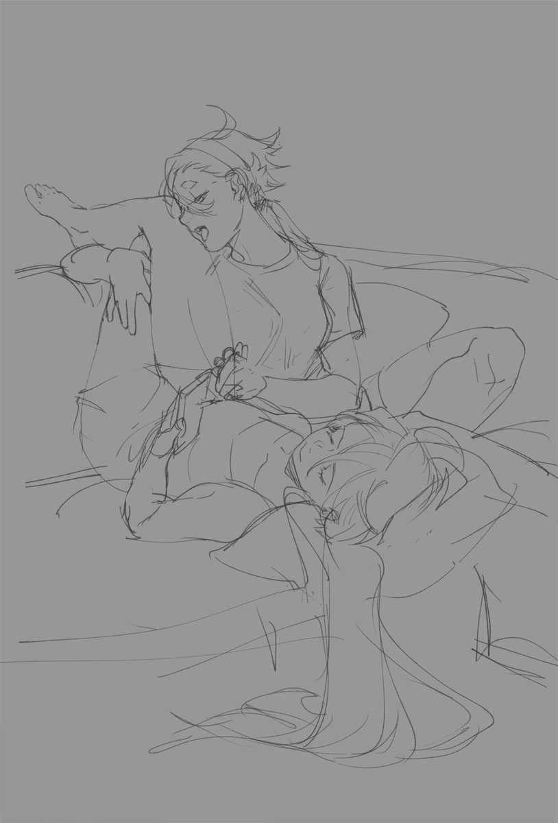 unekoheyhey's tweet image. スレミオ。→ラフ。タヌキの顔が変態過ぎてやめました
#水星の魔女