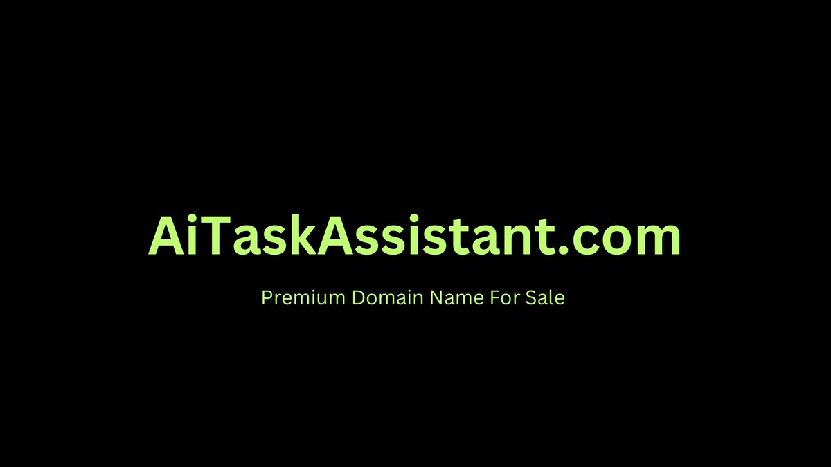 AiTaskAssistant.com is now available for purchase 🔥

For sale @Undeveloped $4995 only 

Secure this domain today and lead the future of task automation
 #DomainForSale #AITech #AiAssistant #Task #AI
