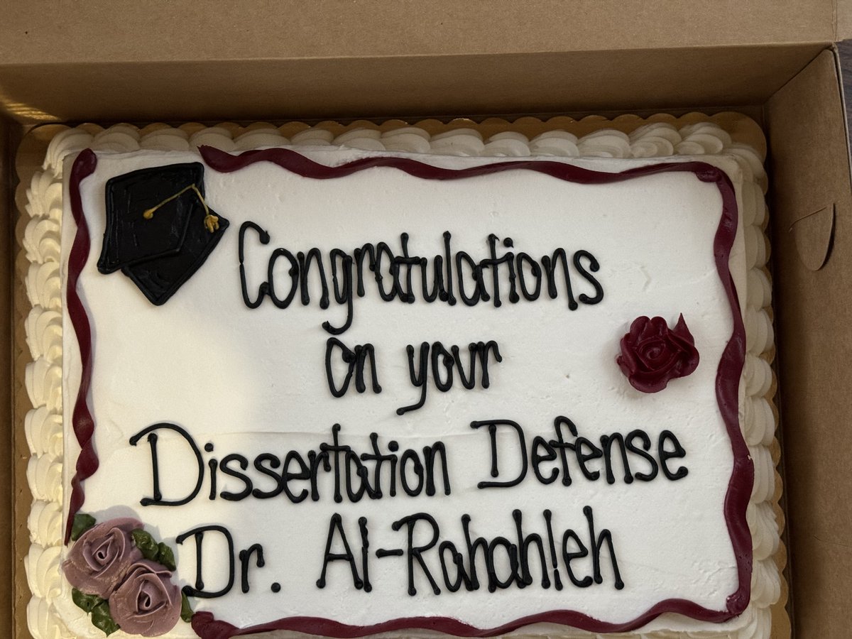 Congratulations to Dr. Rasha Al-Rahahleh for successfully defending her PhD thesis in the Pathobiology program @BrownUniversity @BrownMedicine @BrownUCancer