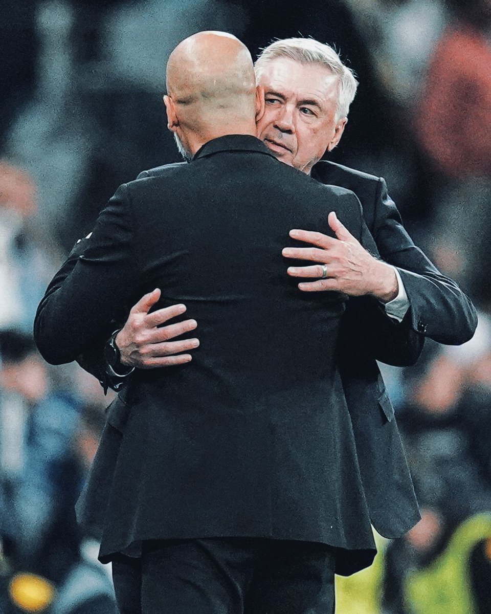MadridXtra's tweet photo. 🇮🇹 Carlo Ancelotti is the first manager to knock out Pep Guardiola from the UCL in 3 different campaigns. @Squawka https://t.co/Lyhrt4EUaX