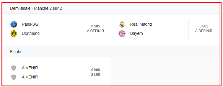 Baconib's tweet photo. ✅🚨 #ChampionsLeague :
Entre les 4 équipes qui restent en demi, qui joueront la finale :
1⃣ #PSGvsBAYERN ?
2⃣ #PSGvsRM ?
3⃣ #DORTMUNDvsRM ?
4⃣ #DORTMUNDvsBAYERN ?