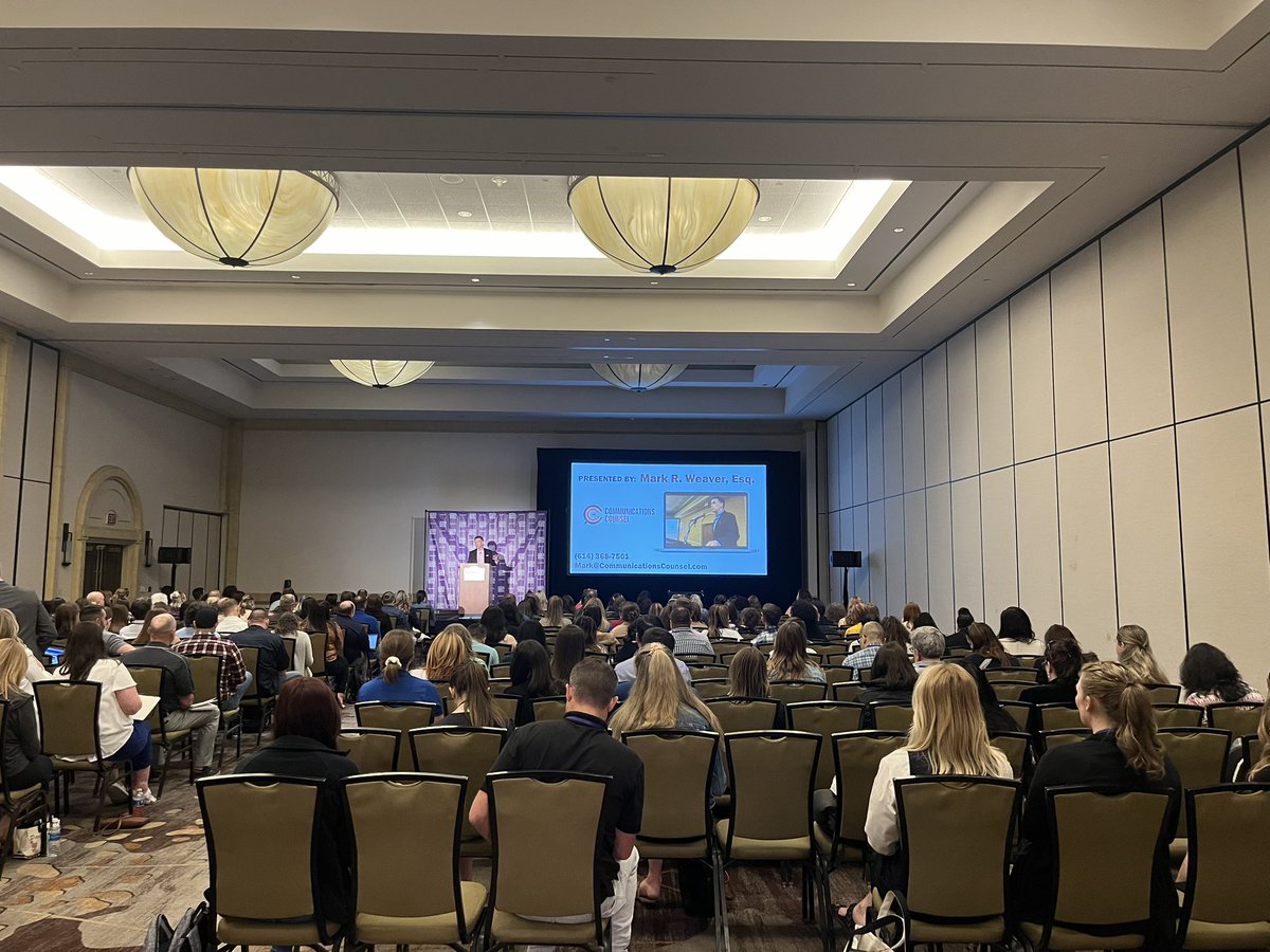 AndrewJBelanger's tweet photo. Always appreciate the wisdom and #SocialGov insights of Mark Weaver, Founder of Communications Counsel, Inc. His #GSMCON2024 session, “Supreme Court Weighs In on How the First Amendment Governs Social Media Comments” was a hit. #TogetherGSM https://t.co/yITTvJOqGM