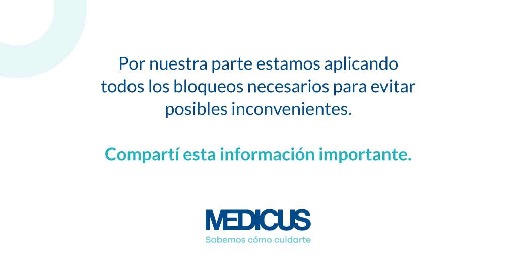 #MedicusTeInforma