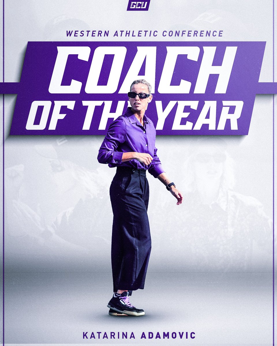 𝐖𝐀𝐂 𝐀𝐖𝐀𝐑𝐃 𝐇𝐄𝐀𝐃𝐋𝐈𝐍𝐄𝐑𝐒 Congrats to Natasha for winning WAC Player of the Year and @kat_adamovic WAC Coach of the Year. More » gculopes.com/news/2024/4/17…