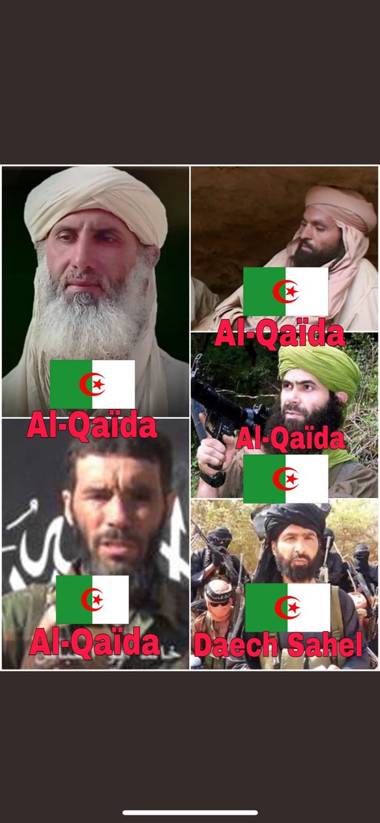 GIA, GSPC, AQMI, Polisario, Al Qaida au grand Sahara...

L'Algérie est la Mecque des terroristes 🤮