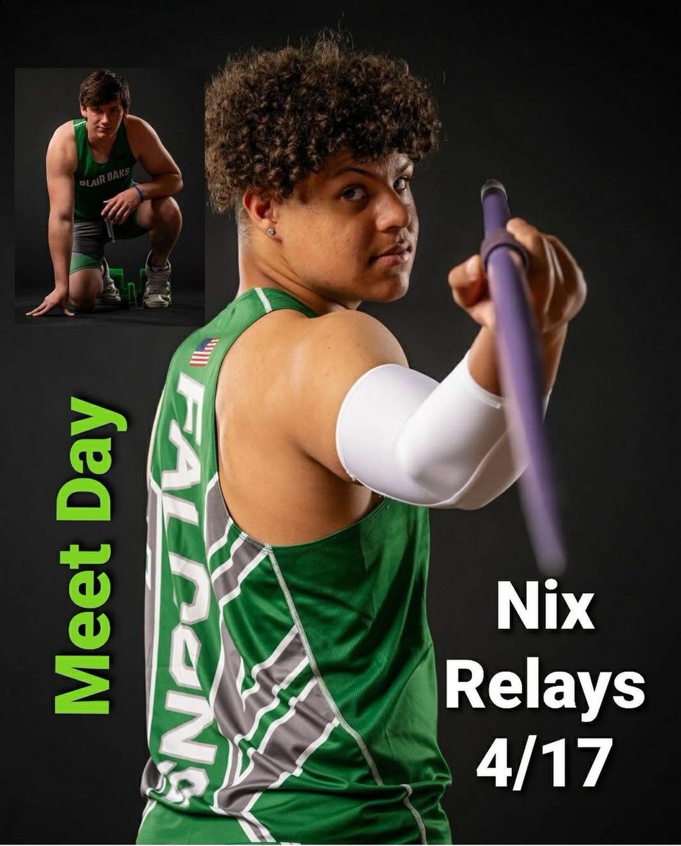 Meet day in Washington, MO for Nix Relays.