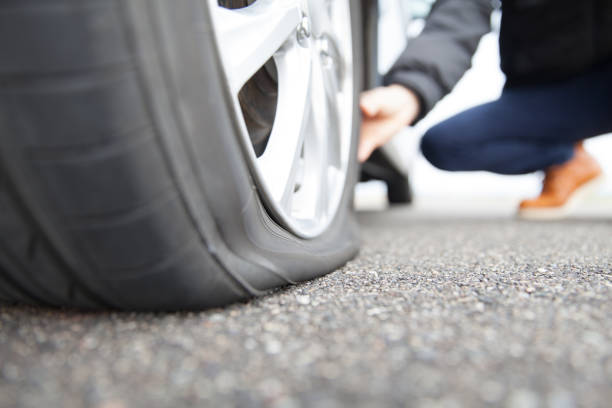 Don't let a flat tire ruin your day! JR's Services and Recovery, LLC provides 24/7 roadside assistance to get you back on the road. #roadsideassistance #towingservice #Indianapolis