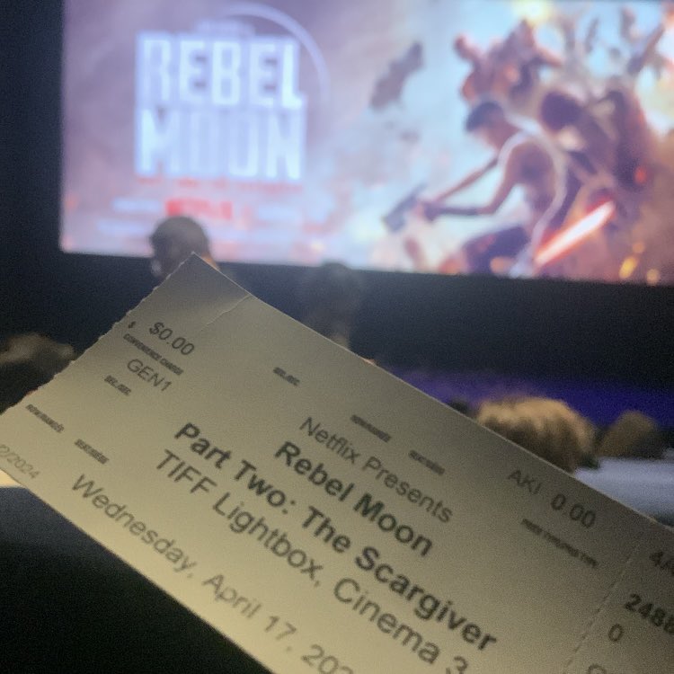 The Snyderverse kid in my is glowing. Here we go! #RebelMoon @ZackSnyder