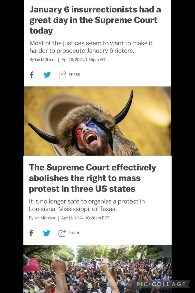 Never Understanding This The Supreme Wants To Make It HARDER To PROSECUTE J6 Rioters😲BUT On The OTHER HAND EFFECTIVELY ABOLISH The RIGHTS To MASS PROTEST IN THE USA..So Does The Supreme Court No That In The Event Trump Loses THE REPUBLICANS WILL DO THE SAME THING WITH COVER 😕