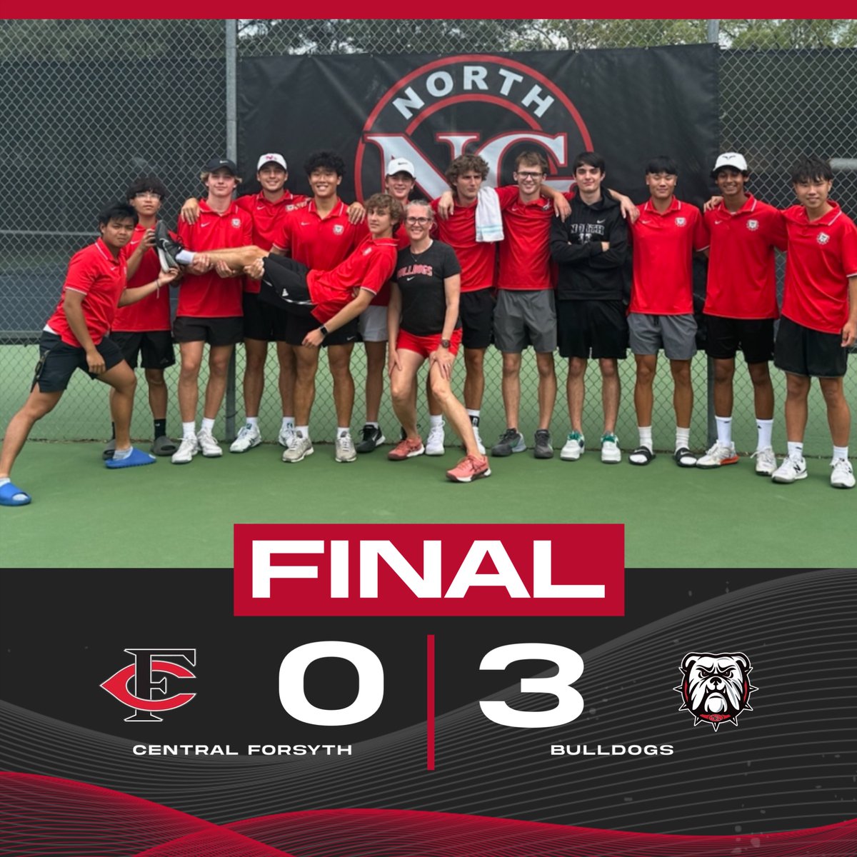 Boys Tennis advances to Sweet 16! #GoNorth