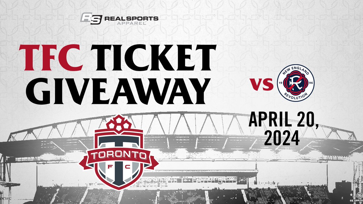 ANOTHER CONTEST‼️ Instructions for a chance to win 2 tickets to the @TorontoFC game on April 20th: 1. Follow @ShopRSApparel 2. Like this post 3. Repost 4. Comment your favourite 2024 TFC x RSA gear + tag a friend ⬇️ ON residents only. Contest closes April 19th, 6 pm ET.