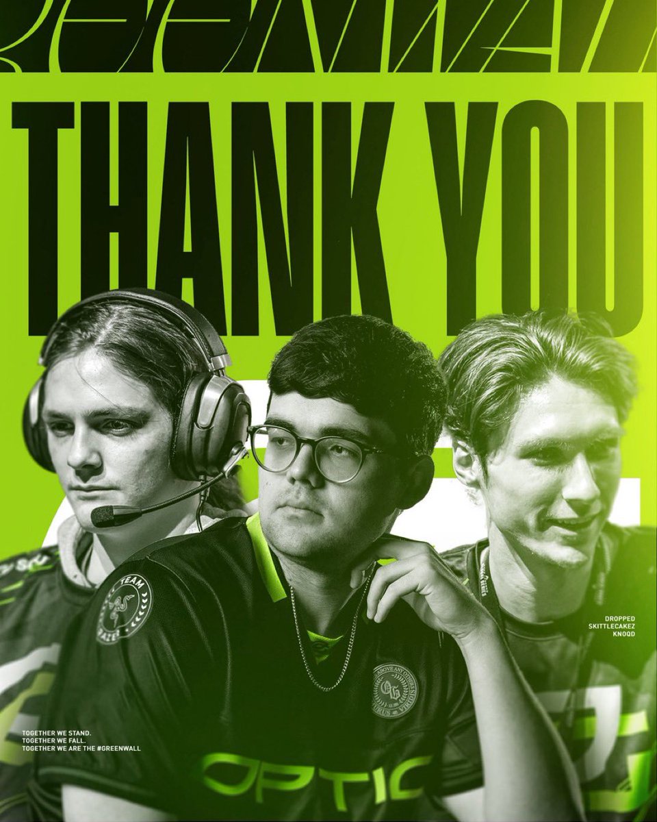 Gracias a <a href="/Dropped/">Dropped</a> <a href="/Knoqd/">knoqd</a> y <a href="/SkittleCakez/">SkittleCakes</a> por formar parte del #GreenWall

Les deseamos lo mejor en sus futuras aventuras.🫡