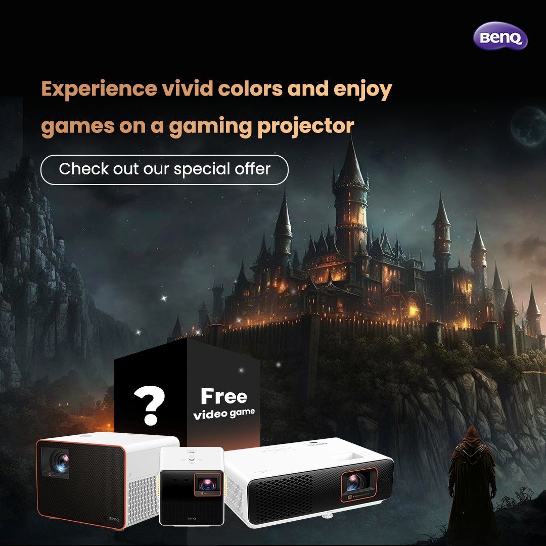 Don't miss out on the ultimate gaming experience!🌟 It's your last chance to claim your FREE game bundle with BenQ gaming projectors before the end of the month! 🚀 Immerse yourself in stunning detail and vibrant colors like never before.🔥 Claim your free game bundle now and…