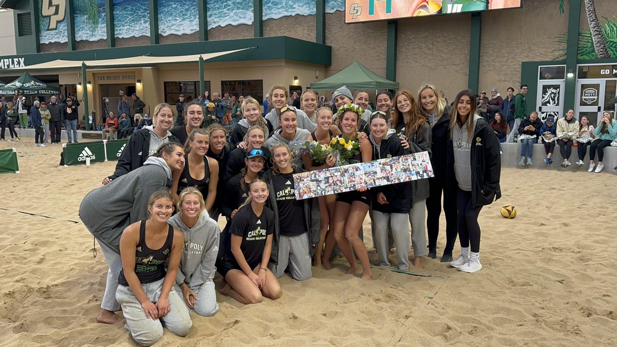 What a weekend! Great work by our @calpolybeach finishing strong and taking third in the Center of Effort Challenge 🏐Go Mustangs! #RideHigh