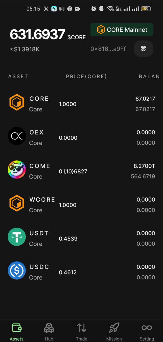 witnesscard's tweet photo. #DontBuy #DontFomo
Just Enjoy $COME 50X
✓Buy CORE
✓Send To OEX App
https://t.co/XRH9h0v5U7
✓Swap $Core to $Come
Official Twitter
https://t.co/SiaO1xxMQf
Official web
https://t.co/4zk9Jgzcbk
#COME #CoinOfMeme
#CallOfMeme #CoreMeme
**warning; just enjoy the roller coaster https://t.co/gEkPuwjp1x