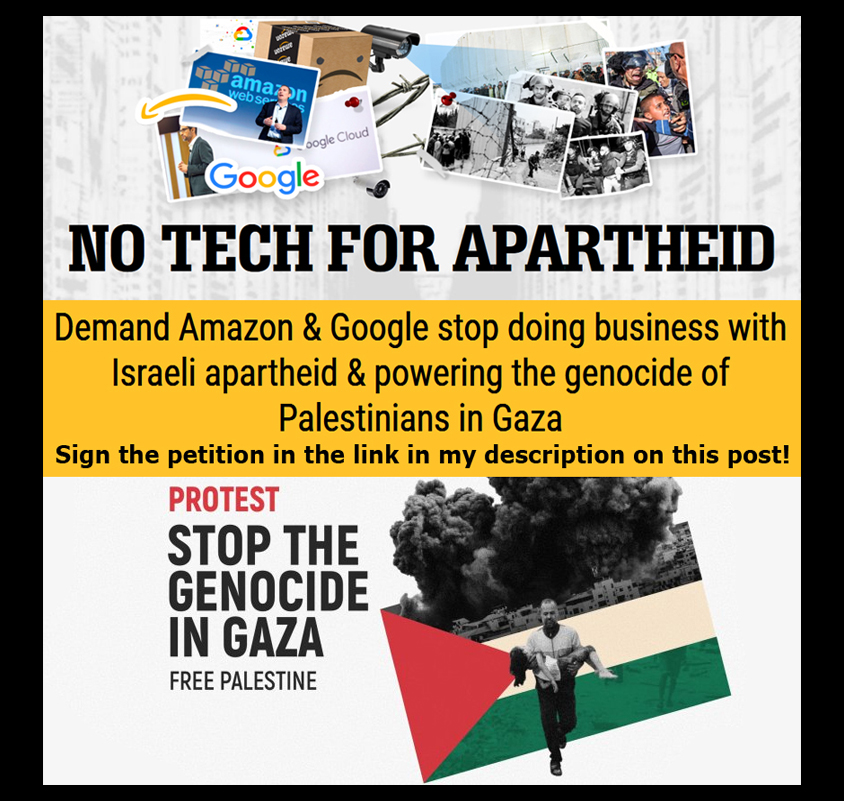 Sign the petition to stop them! Here is the link: 
notechforapartheid.com

#StopGenocide #StopIslamophobia #StopAntiSemitism #StopHate #CeaseFireInGaza