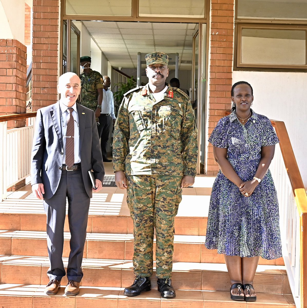 Because of his excellent role in diplomatic relations in the Great Lakes and Beyond, Gen @mkainerugaba, the Isreal ambassador called on him for ideas on how to neutralise the impending W111. Viva Gen MK Viva @Pl_uganda Viva Ug