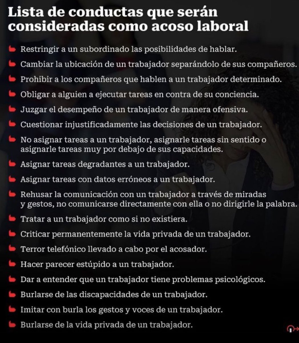 El 01 de agosto entrará en vigencia la nueva Ley de Acoso Laboral en Chile, ley Karin.

Esta Ley busca terminar con la Agresividad, El bullying y el Hostigamiento, penalizando las siguientes acciones.