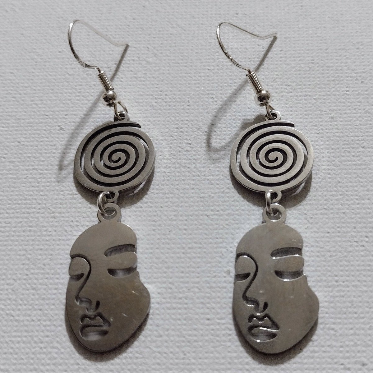 Swirly Twirly Whirly Handmade Silhouette Drop Earrings With Sterling Silver Earwires thatcraftyfella.etsy.com/listing/171674… #handmadeearrings #earrings #handmadejewelry #handmade #earringsoftheday #jewelry #statementearrings #Mhhsbd #handmadewithlove #craftbizparty #smallbusiness #Shopsmall