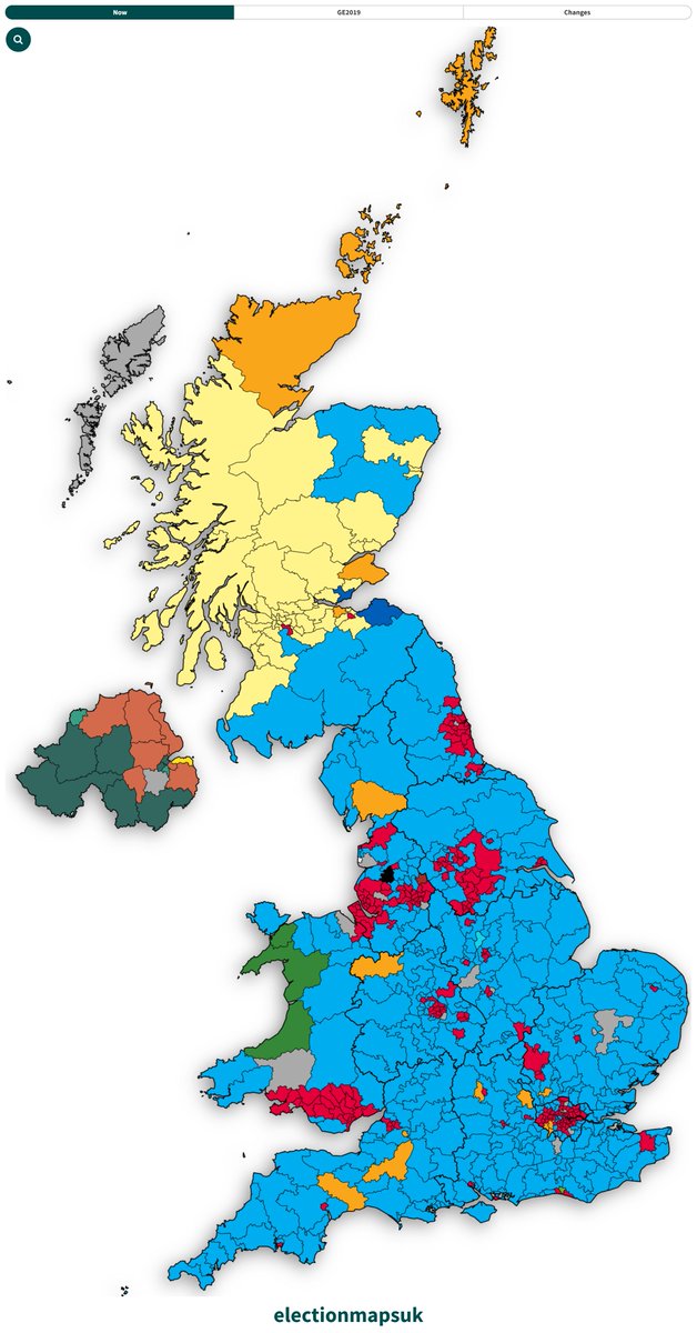 🚨 || Mark Menzies MP (Fylde) has lost the Conservative whip after allegedly using campaign funding to pay for medical expenses and a ransom payment after being locked in a flat by 'bad people'. The Government's official majority now stands at 43. electionmaps.uk/parliament