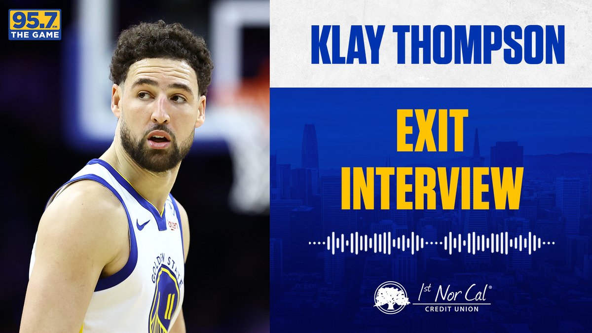 Hear Klay Thompson's FULL exit interview on @WillardAndDibs RIGHT NOW! 🎧 go.audacy.com/KZxMEVcDSIb