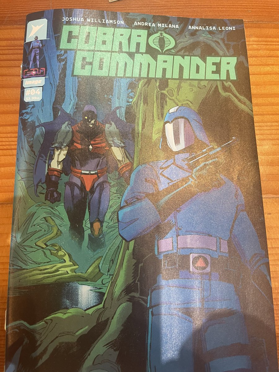 This is the best isssue of Cobra Commander so far. Really gets me into the universe. Impressive. deserves to be talked about along side the rest of it. #GIJoe #EnergonUniverse #Skybound