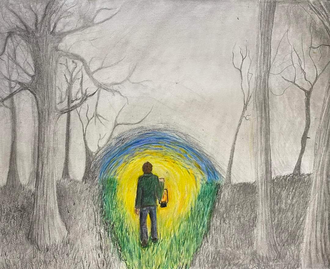 Creative pencil work from grade 10 artist, Zoe Mosiondz-Sagmeister.