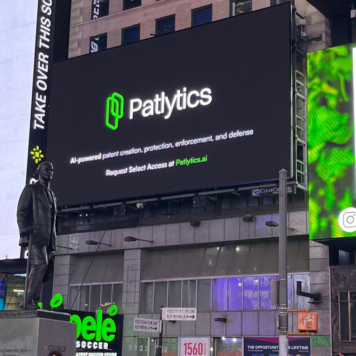 Patlytics (@patlytics) on Twitter photo 🌟 Exciting News Alert! 🌟
We’re thrilled to announce that Patlytics just made its mark in Times Square with our very own billboard! 🎉 It's a testament to the hard work and dedication we pour into revolutionizing the patent industry. 🚀 🌟 Exciting News Alert! 🌟
We’re thrilled to announce that Patlytics just made its mark in Times Square with our very own billboard! 🎉 It's a testament to the hard work and dedication we pour into revolutionizing the patent industry. 🚀