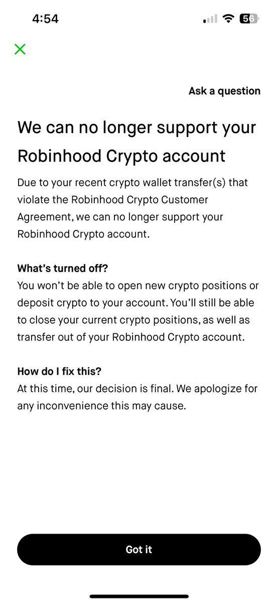 AmoshDahal's tweet photo. @RobinhoodApp @AskRobinhood what does this mean and why? I havent had any recent transactions at all so what is this based on? Also your customer service answers nothing about this!! https://t.co/tIqr0Xd3UZ
