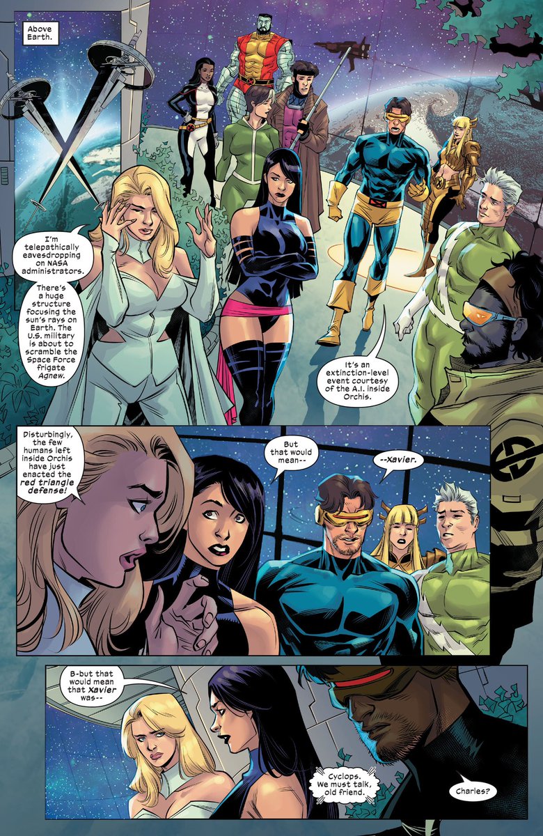 As Kwannon’s head general, I have to acknowledge she was in the Flop of the House of X today. Glad to see Sister Penance too. Psylocke didn’t do anything but I’ll just say something generic like: 1. Her body tea. Or 2. PsyFrost coming together to maximise their joint slay.