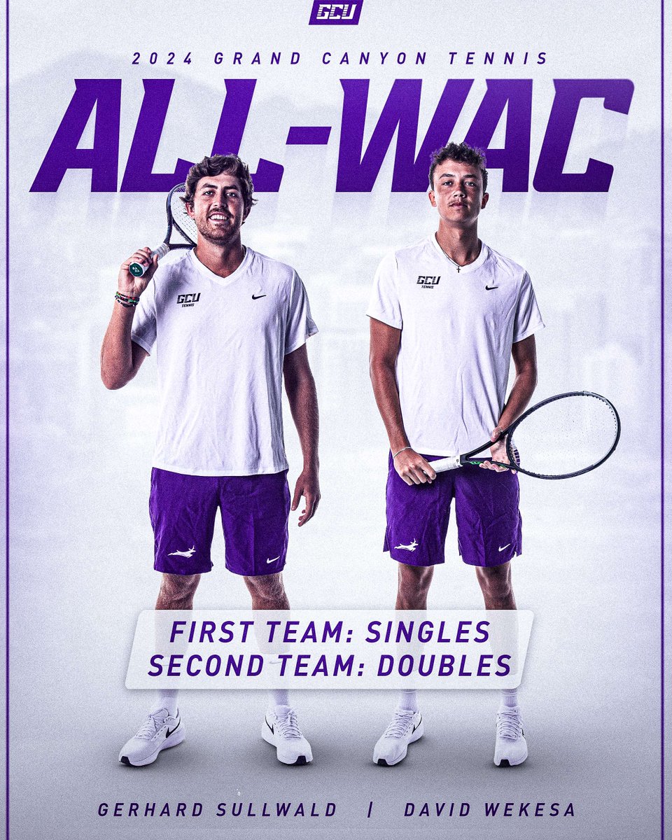All-WAC worthy as singles players and as a doubles team. #LopesUp More » gculopes.com/news/2024/4/17…