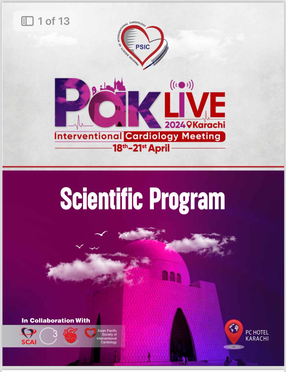 Hragy's tweet photo. #PakLive starting in Pakistan 18-21 April, join us, I will be presenting in @SCAI course on Saturday 20 at 16:15 Pakistan time on Stable Angina: should we cath? Or not? @SabhaBhatti https://t.co/WrCDFNrJfH