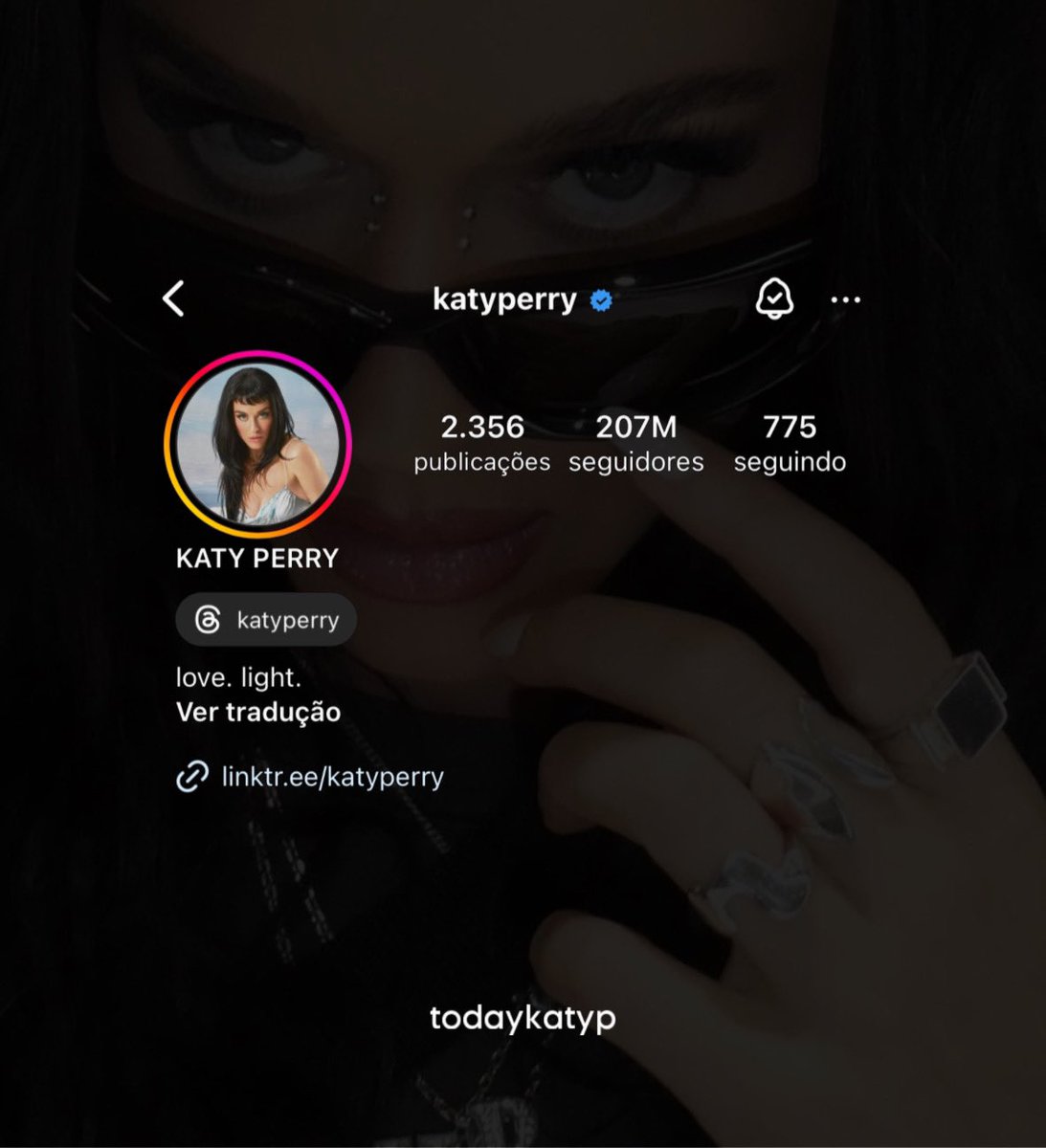 todaykatyp's tweet photo. .@KatyPerry changed her bio on Instagram. 👀 https://t.co/KT2cs9UKCQ