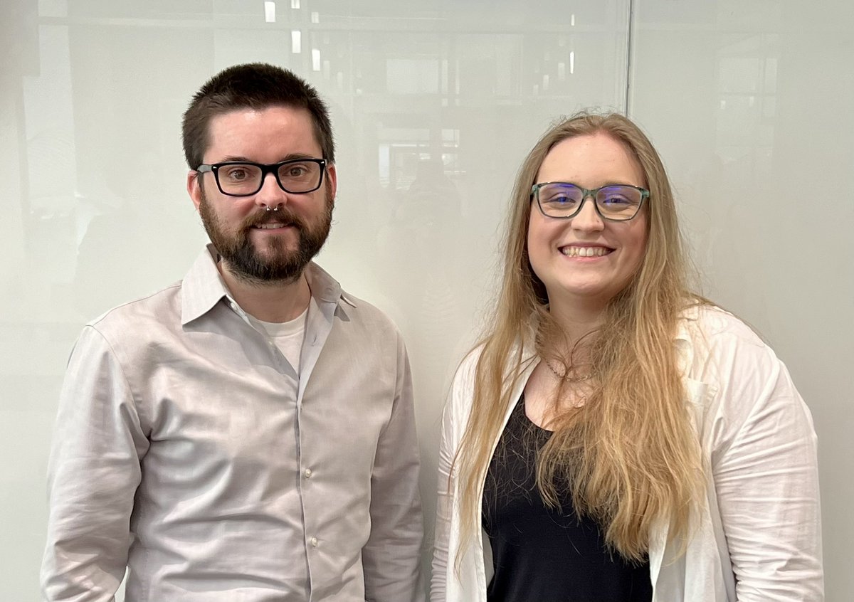 🎉Congrats to our outstanding senior BME undergraduate, Joy Lambert, for successfully defending her senior thesis today!

Thanks to all her committee members for their wonderful mentorship, Prof. Townsend (chair) and Prof. Breen (member)! 👏
<a href="/DoctorMeowsend/">Jakob Townsend</a> <a href="/Sazbreen/">Sarah Breen (they/them)</a> <a href="/sbme_ou/">OU SBME</a>