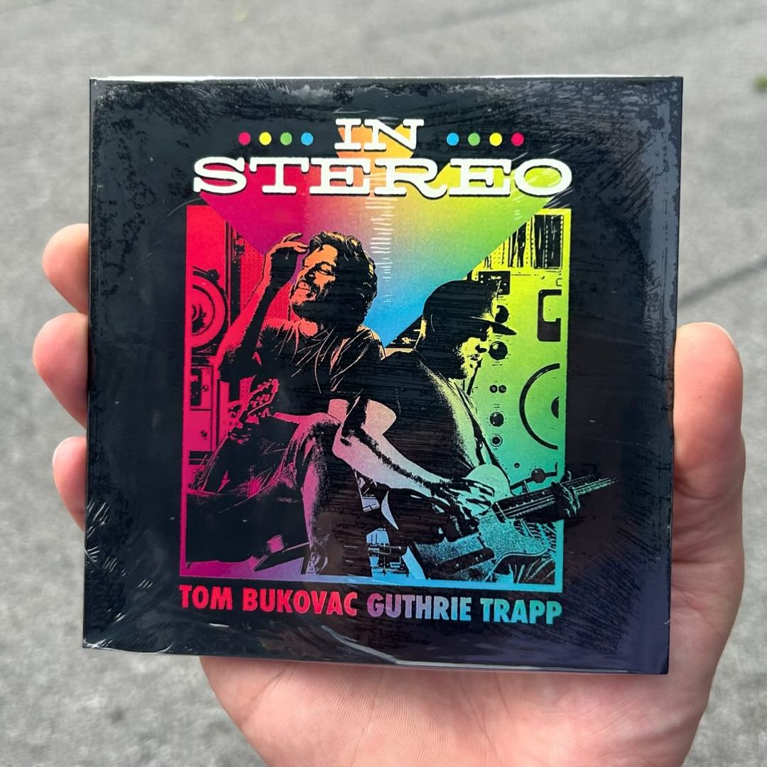 What you are looking at here ladies & gentlemen, is the very first physical CD hot off the press of “IN STEREO”. That’s the title of the record that Tom Bukovac and I made are so excited to release to you on May 1, 2024. Thanks so much! TB & GT bakedalaskarecords.com