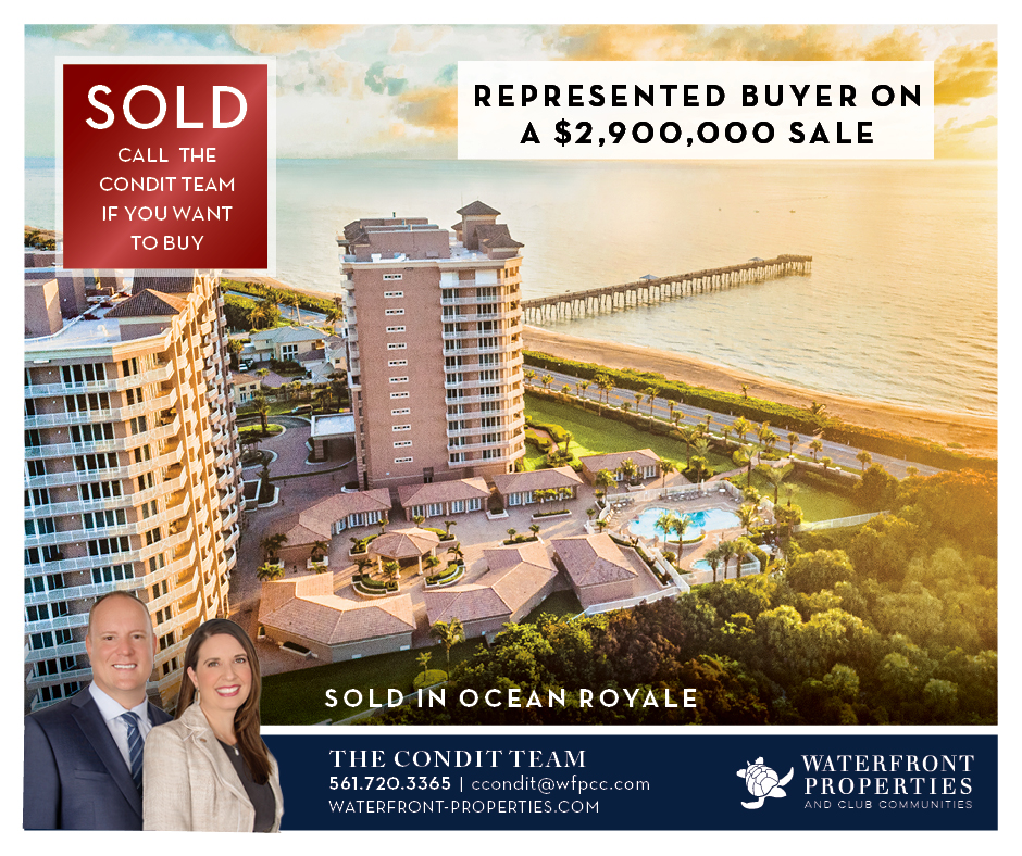 #SoldByWaterfront
Congratulations to the Condit Team on another #happybuyer!

📲Contact the Condit Team at 561-720-3365 or 561-720-3333 for all your #luxuryrealestate needs!

#junobeachflorida #palmbeachcountyrealestate #southfloridarealestate #floridarealestate #workwiththebest