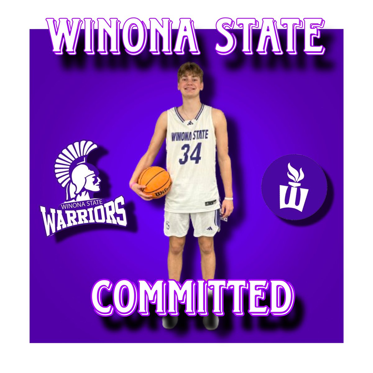 Thankful to @CoachToddEisner, @CoachColeRab , and Coach King, @WinonaStateMBB , for the opportunity to continue my athletic and academic Career at Winona State University. #Committed #gowarriors