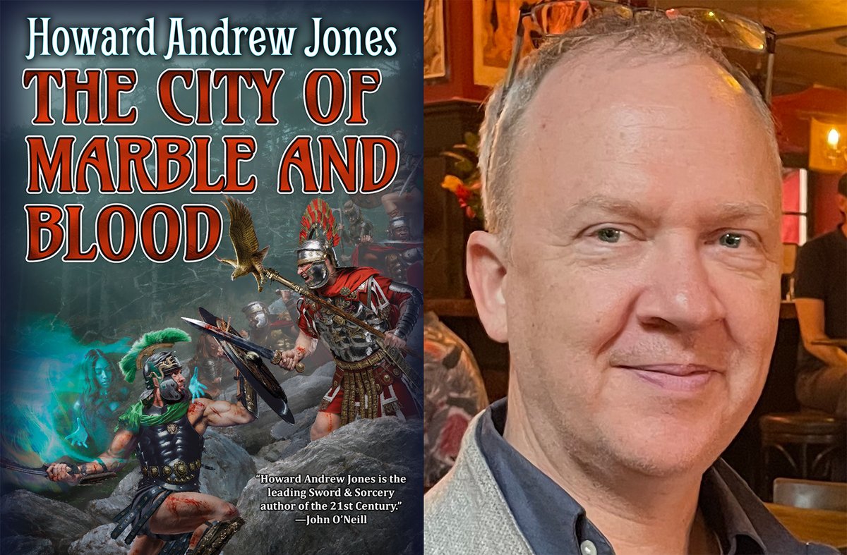 We're sharing reading recs as we get ready for World Book Day next week. Check out The City of Marble and Blood by @HowardAndrewJon for epic episodic sword & sorcery adventures: simonandschuster.com/books/The-City… Jones uses The Story Engine deck to keep each story fresh and exciting!