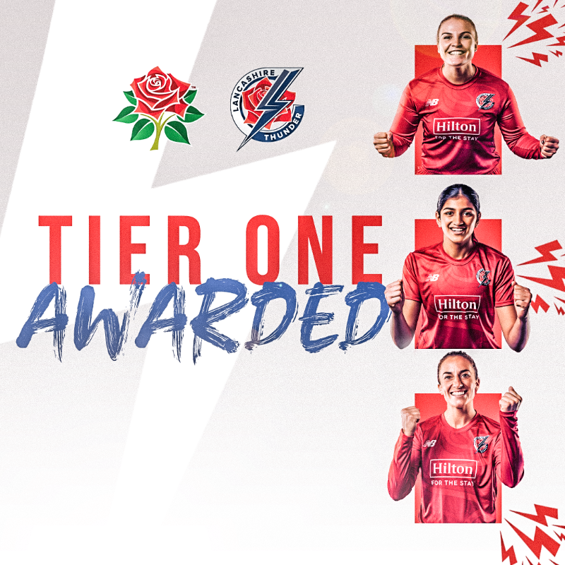 lancscricket's tweet photo. BREAKING NEWS: Lancashire Cricket has been awarded Tier One women’s team status from 2025. 🙌

Read more about our successful bid. ⤵

🌹 #RedRoseTogether | @thundercric
