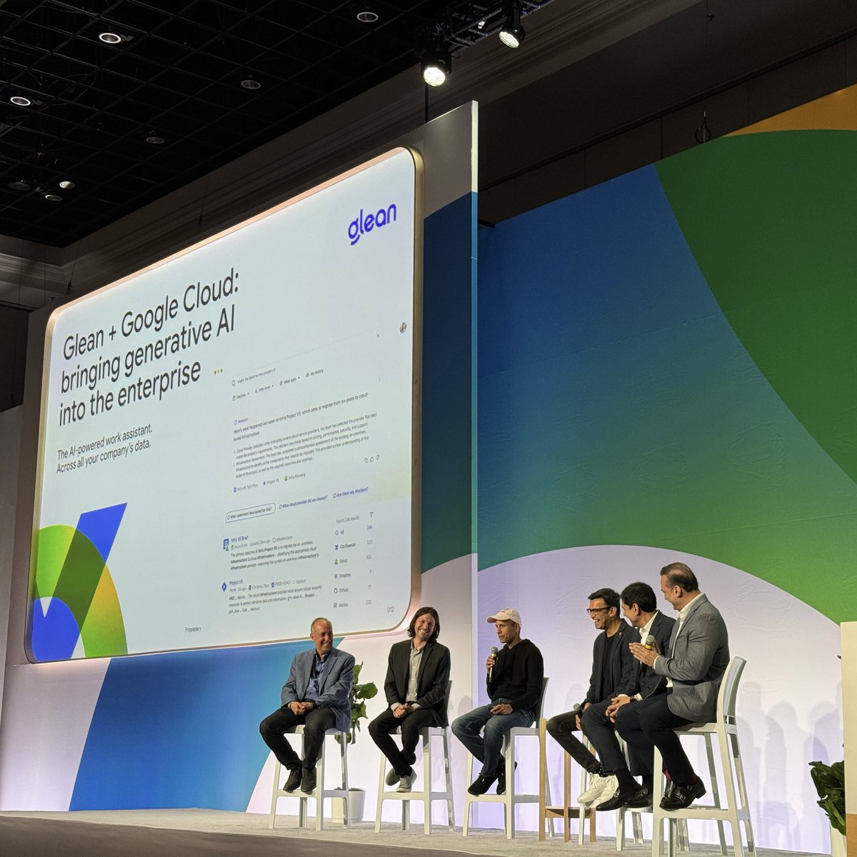 What a whirlwind last week at #GoogleCloudNext was. It was great to meet our customers and partners, introduce more folks to @Glean, and hear from other leaders on how they are bringing generative AI to the enterprise. Some observations: Enterprises are still worried about…