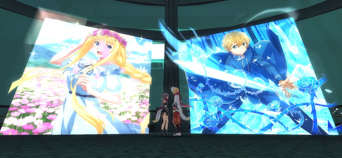 ユーハピ！
スキルかっこいい(･ω･三･ω･)ﾌﾝﾌﾝ
#SAOIユージオBD