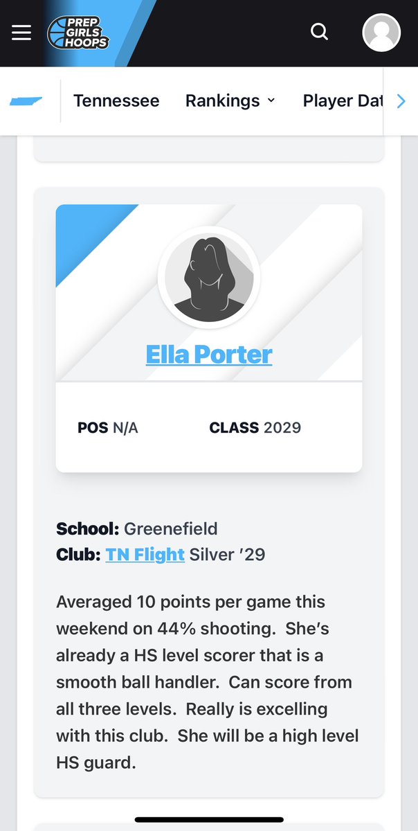 Thank you <a href="/PGHTennessee/">Prep Girls Hoops Tennessee</a> for the  write up!!!!