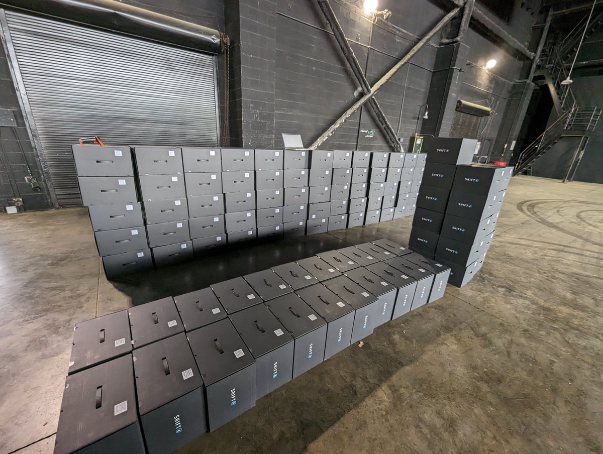 BryanH_SkyTab's tweet photo. Getting ready to deploy VenueNext POS equipment from @Shift4 at PNC Music Pavilion in Charlotte, NC! Organization is key for a seamless installation process. From setup to launch, every detail counts in delivering top-notch experiences for concert attendees. 🎵🎶🎵🎶#VenueNext #PNCMusicPavilion #Charlotte #POS #SmoothInstallation #Shift4