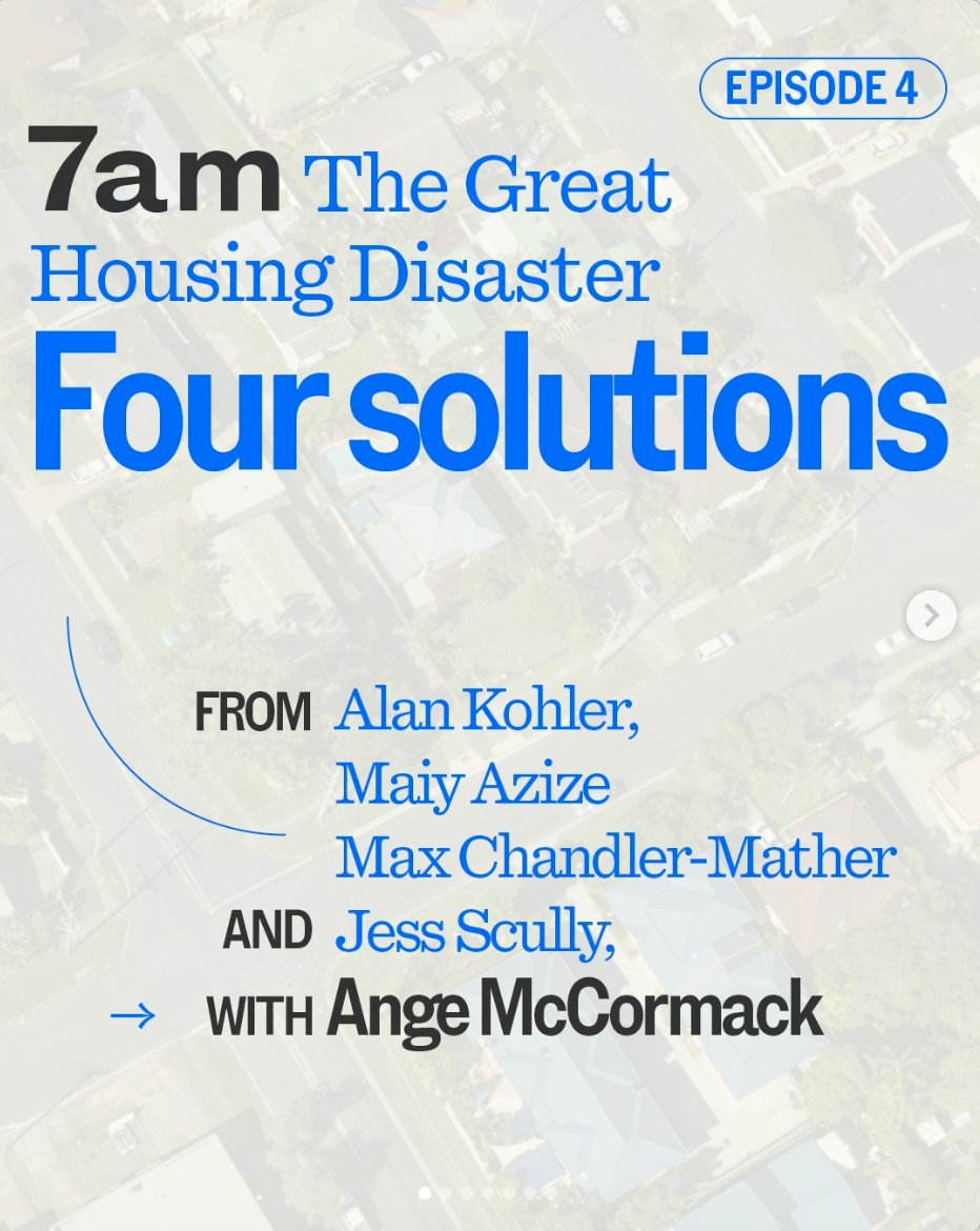 'What we really need from [govt] now is a solution that matches the scale of the [housing] crisis ... It's possible & doable & I really believe it's inevitable. The question is when & how much pain people have to endure before that happens' @MaiyAzize on today's @7ampodcast