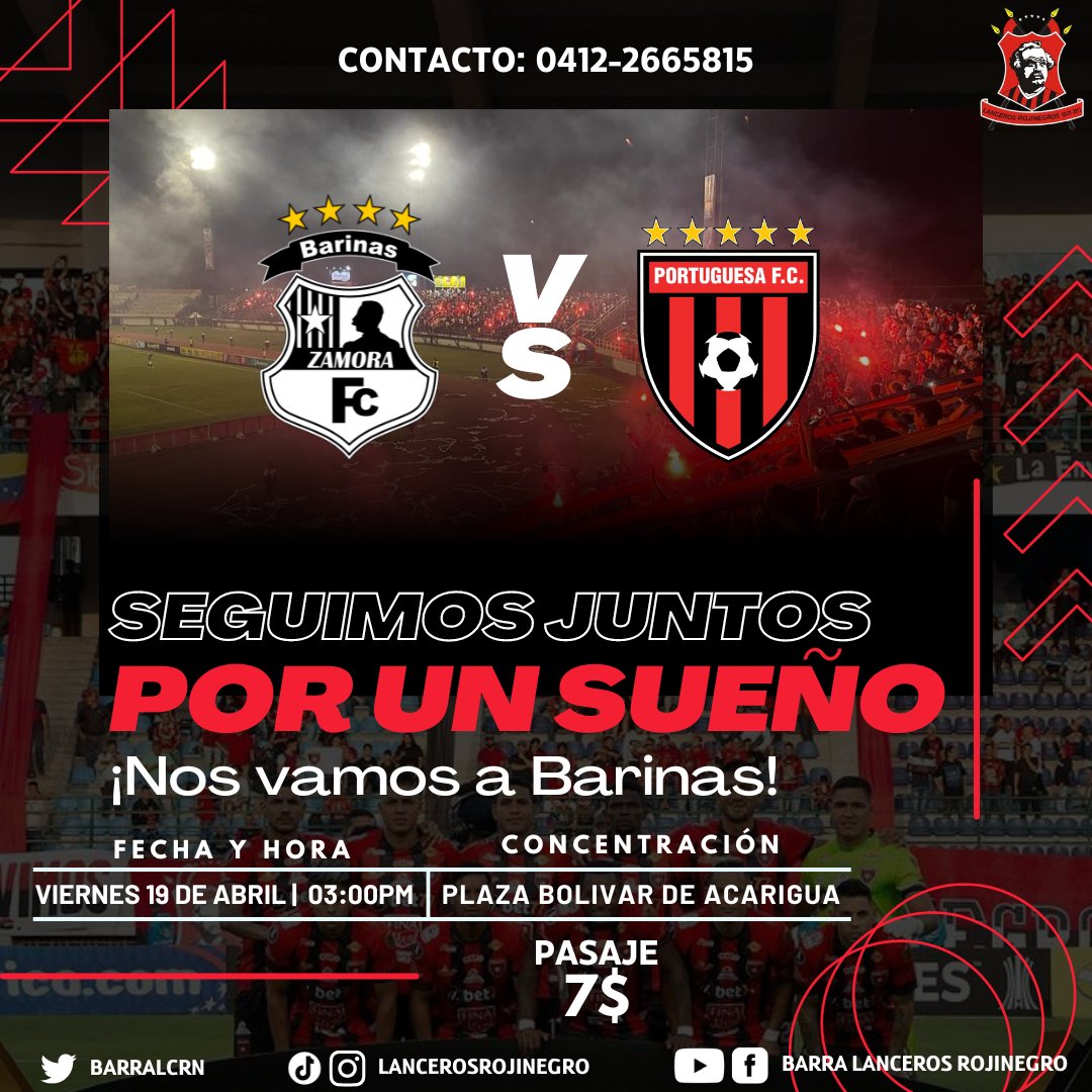 BARRA LANCEROS ROJINEGROS tweet media