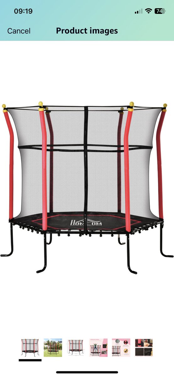 This trampoline has good reviews and it’s a great price! 

Check it out here ➡️ amzn.to/3W7c8CS

# ad